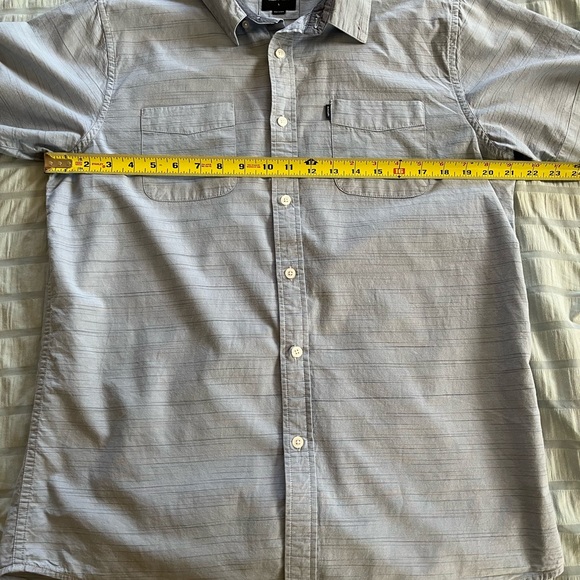 Rip Curl Double Pocket Light Blue Button Down Casual Shirt Size Large - Picture 7 of 9